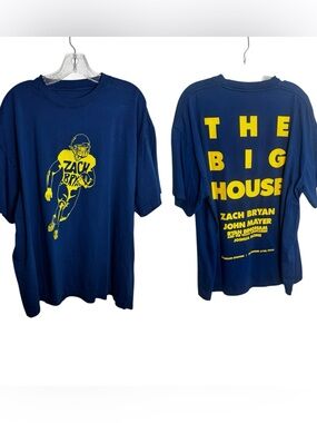 Zach Bryan ZB Big House Tee - Navy XL